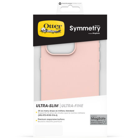 OtterBox Symmetry Series MagSafe Rose Case - For iPhone 15 Pro