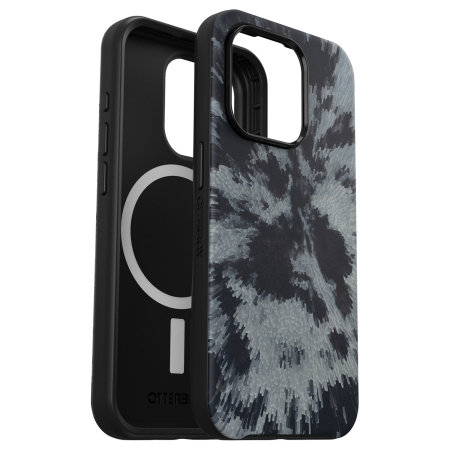 Custodia OtterBox Symmetry Series Per IPhone 15 Pro - Sottile, Elegante, Protezione Militare, Compatibile Con Ricarica Wireless E MagSafe, Bordi Rialzati, Colore Trasparente/Nero