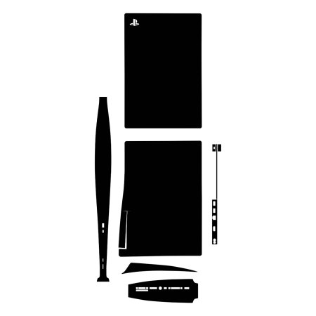 Olixar Matte Black Skin - For PlayStation 5 Disc Edition