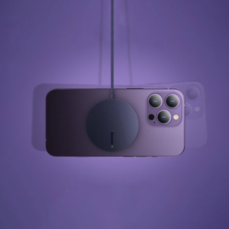 Baseus Simple Mini3 15W MagSafe Wireless Charger - Purple