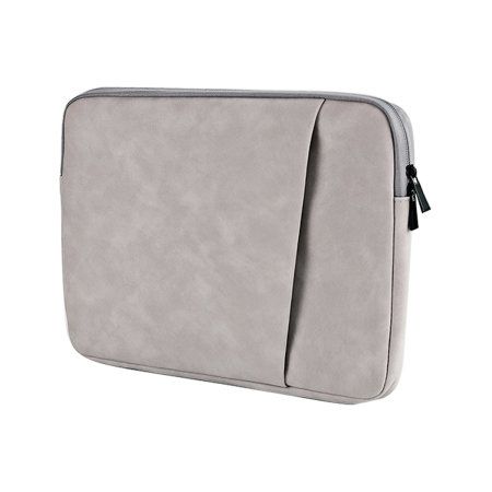 Olixar Universal 16" Grey Eco-Leather Laptop & Tablet Sleeve
