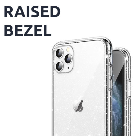 Olixar Clear Glitter Case - For iPhone 11 Pro Max