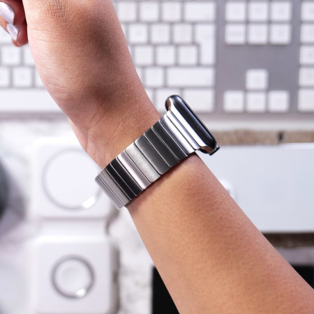 Metal link band on sale for apple watch