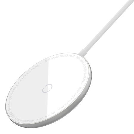 Baseus Simple Mini 15W MagSafe Wireless Charger - White