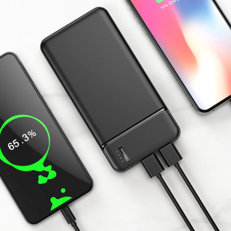 10,000mAh Quick Charge Powerbank w/ USB-C, USB-A (x2), Micro-USB