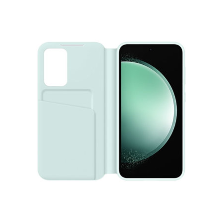 Official Samsung Smart View Mint Wallet Case - For Samsung Galaxy S23 FE
