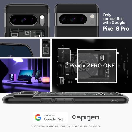 Spigen Funda Ultra Hybrid Compatible con Google Pixel 6a - Negro