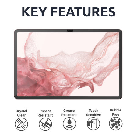 Olixar PaperLike Film Screen Protector - For Samsung Galaxy Tab S8 Plus