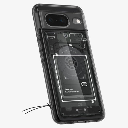 Spigen Ultra Hybrid Zero One Black Case - For Google Pixel 8