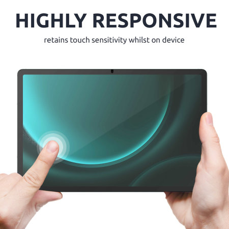 Olixar Tempered Glass Screen Protector - For Samsung Galaxy Tab S9 FE Plus
