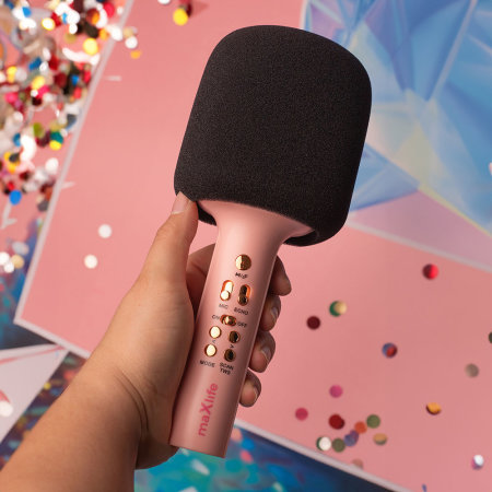 Bluetooth Karaoke Microphone Bluetooth 5 0 Singing Duet Wireless Karaoke Reverb Machine 3000 Mah Handheld Mic Speaker Machine For Phone Pc Tv Recording Mic For Youtube Interview Video Party