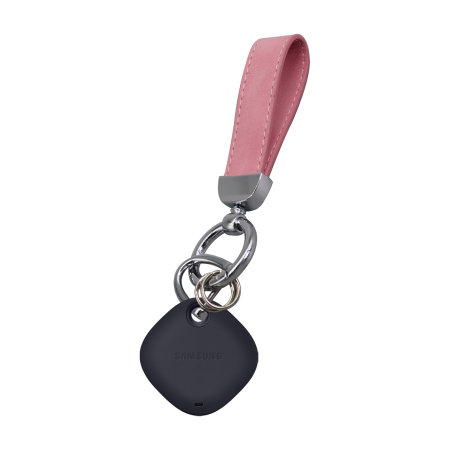 Olixar Pink Eco-Leather Loop Keyring with Horseshoe Buckle For