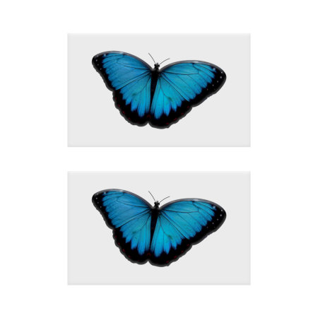 LoveCases Blue Butterfly Sticker - For AirPods