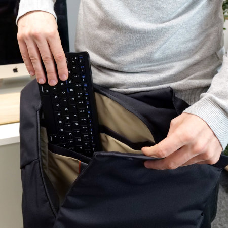 Olixar Ultra Slim and Compact Black QWERTY Wireless Keyboard - For Samsung Galaxy Tab S9 FE