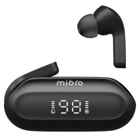 Mibro Black LED True Wireless Bluetooth Earbuds 3