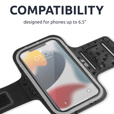 Olixar Running & Fitness Armband Black Holder - For OnePlus Open