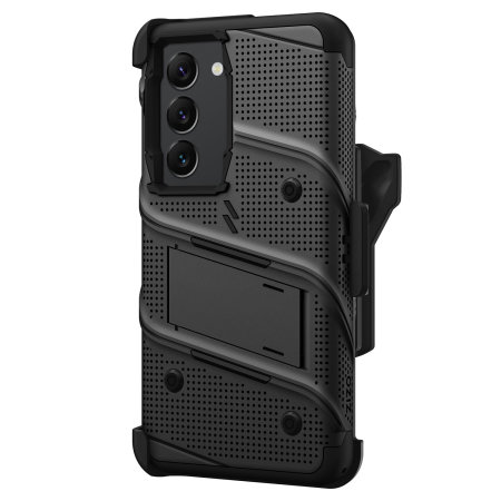 Zizo Bolt Black Tough Case and Screen Protector - For Samsung Galaxy S24
