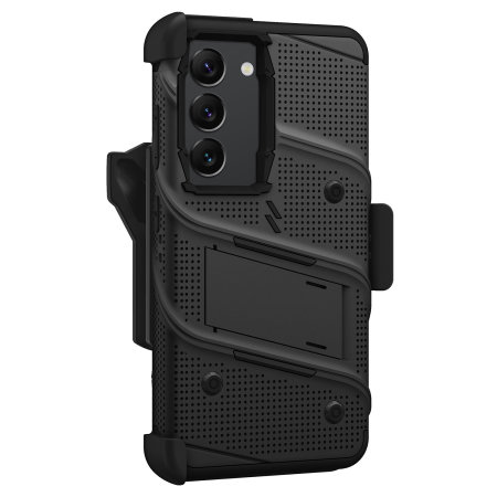 Zizo Bolt Black Tough Case and Screen Protector - For Samsung Galaxy S24