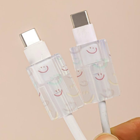 LoveCases Smiley Faces Cable Protector