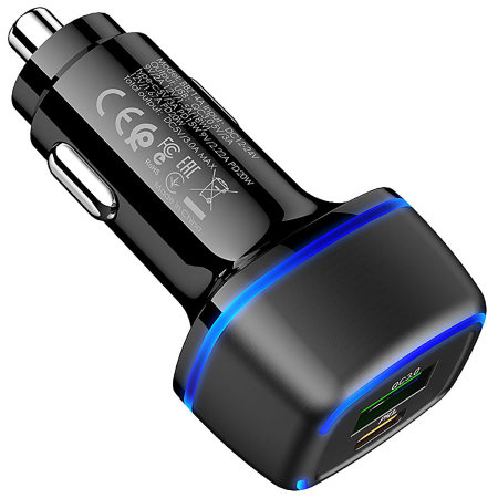 Blue Power 20W Dual USB-A & USB-C Car Charger
