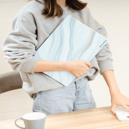 SwitchEasy Marble Cloudy White Case - For MacBook Pro 14'' 2023 M3 Chip