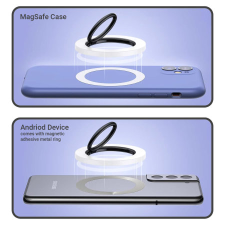 Olixar White Metal MagSafe Phone Ring Stand & Grip