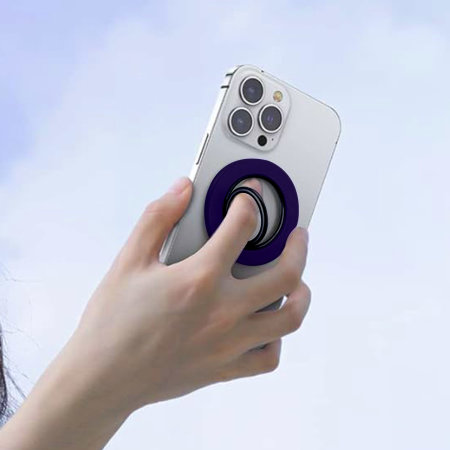 Olixar Purple Metal MagSafe Phone Ring Stand & Grip