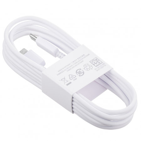 Official Samsung 1.8m White USB-C to USB-C Charge & Sync Cable - For Samsung Galaxy Tab S9 FE