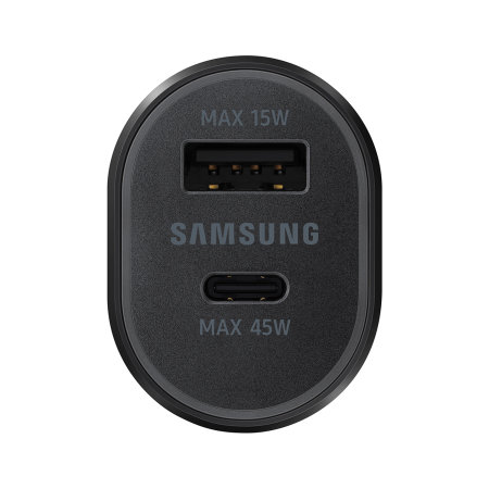 Official Samsung 60W Dual Port PD USB-C Fast Car Charger & Cable - For Samsung Galaxy Tab S9 FE Plus