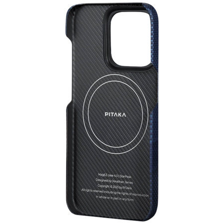 Pitaka Blue StarPeak MagEZ Case 4 - For iPhone 15 Pro