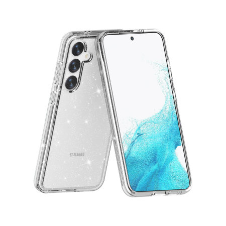 Olixar Clear Glitter Case - for Samsung Galaxy S24 Plus