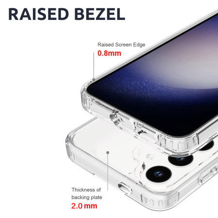 Olixar ExoShield Clear MagSafe Case - for Samsung Galaxy S24 Plus