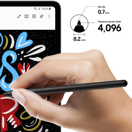 Official Samsung Black S Pen Stylus - For Samsung Galaxy Tab S9 FE Plus