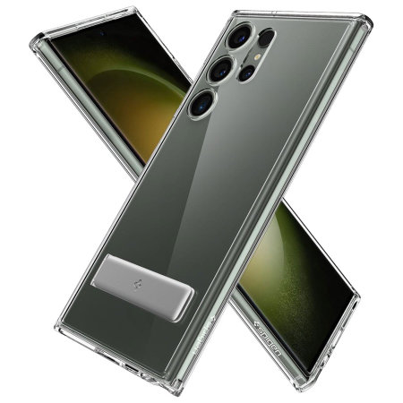 Spigen Ultra Hybrid S Crystal Clear Case - For Samsung Galaxy S23 Ultra