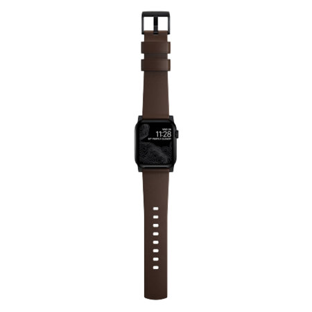 Nomad Brown Modern Leather Strap - For Apple Watch SE 2023 44mm