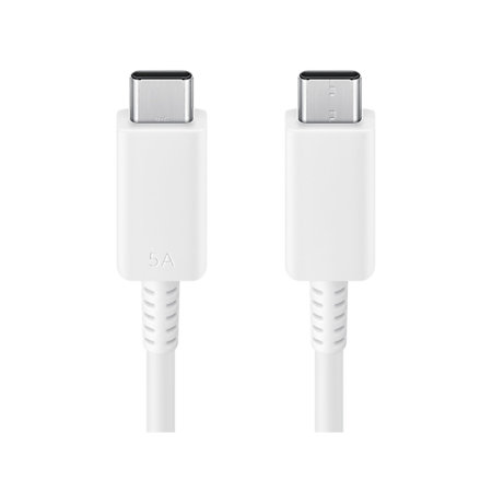 Official Samsung 100W White 1.8m USB-C to USB-C Charge and Sync Cable - For Samsung Galaxy S23 FE