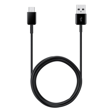 Official Samsung Black 1.5m USB-A to USB-C Charge & Sync Cable - For Samsung Galaxy S23 FE