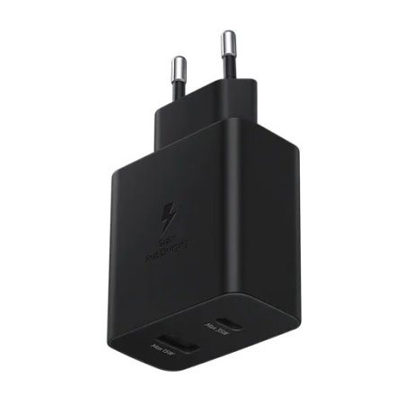 Official Samsung 35W PD Fast Charging USB-C & USB-A EU Travel Charger - For Samsung Galaxy S23 FE