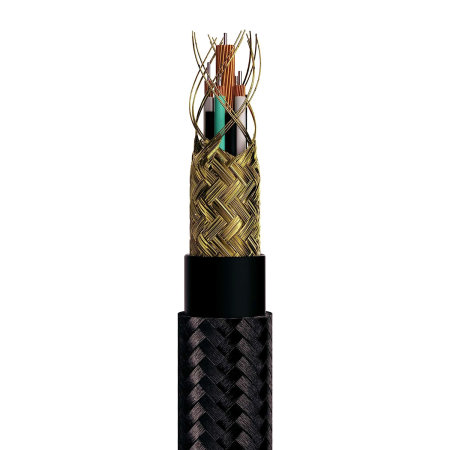 Olixar Black 1.5m USB-A to USB-C Right-Angled Braided Charge and Sync Cable - For Samsung Galaxy S23 FE
