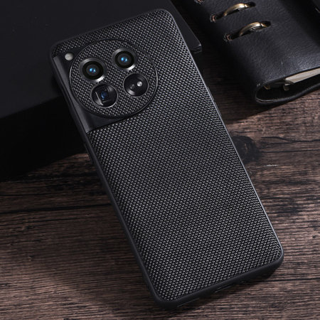 Olixar Black Woven Style Case with Camera Protector - For OnePlus 12