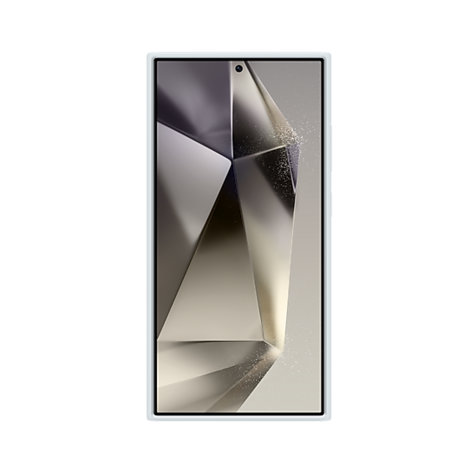 Official Samsung White Silicone Case - For Samsung Galaxy S24 Ultra