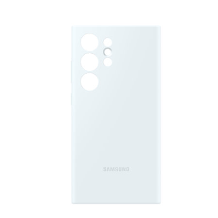 Official Samsung White Silicone Case - For Samsung Galaxy S24 Ultra
