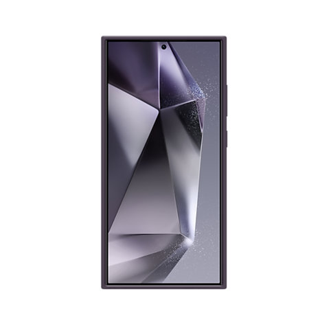 Official Samsung Dark Violet Standing Grip Case - For Samsung Galaxy S24 Ultra