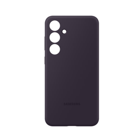 Official Samsung Dark Violet Silicone Case - For Samsung Galaxy S24 Plus