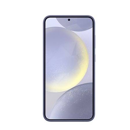Official Samsung Violet Silicone Case - For Samsung Galaxy S24 Plus