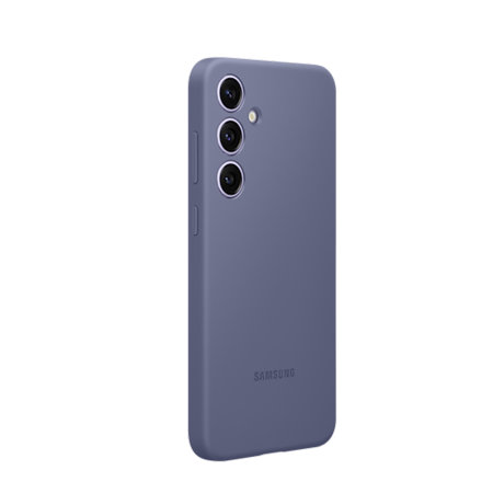 Official Samsung Violet Silicone Case - For Samsung Galaxy S24 Plus