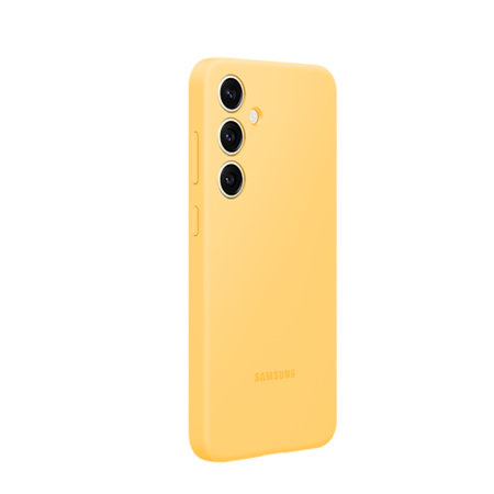 Official Samsung Yellow Silicone Case - For Samsung Galaxy S24 Plus