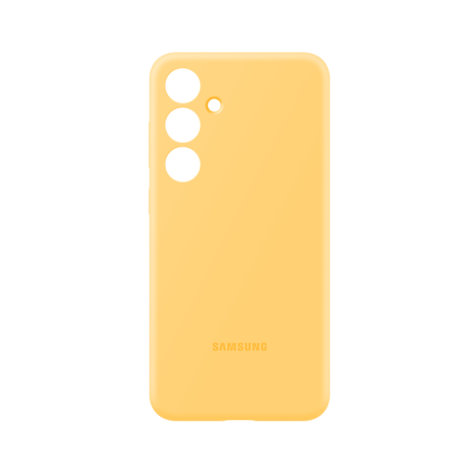 Official Samsung Yellow Silicone Case - For Samsung Galaxy S24 Plus