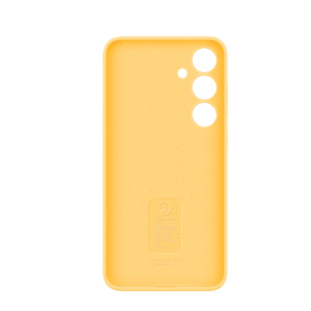 Official Samsung Yellow Silicone Case - For Samsung Galaxy S24 Plus