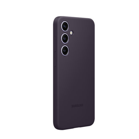 Official Samsung Dark Violet Silicone Case - For Samsung Galaxy S24